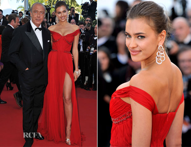 Irina-Shayk-In-Roberto-Cavalli-‘Killing-Them-Softly’-Cannes-Film-Festival-Premiere