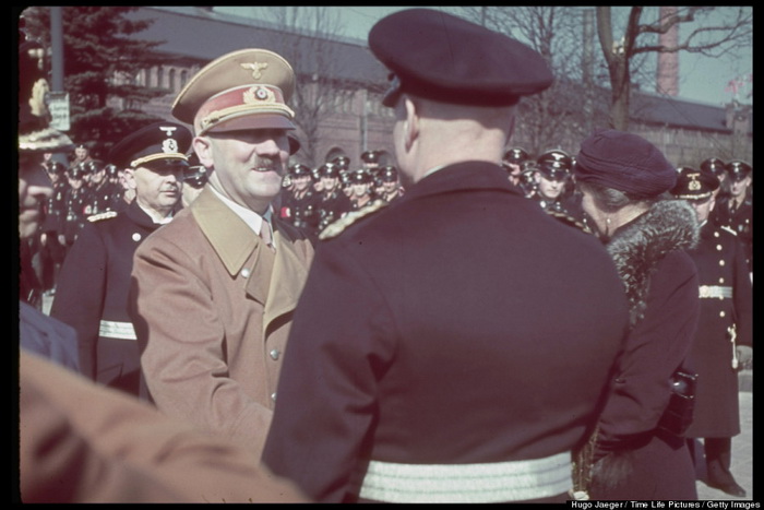 Hitler in Wilhelmshaven for the launchin