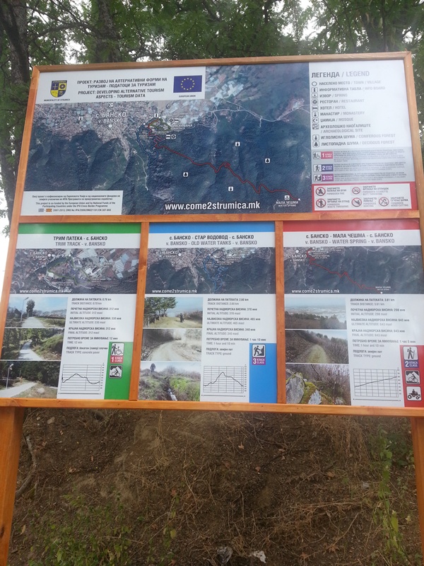 Info tabla Bansko