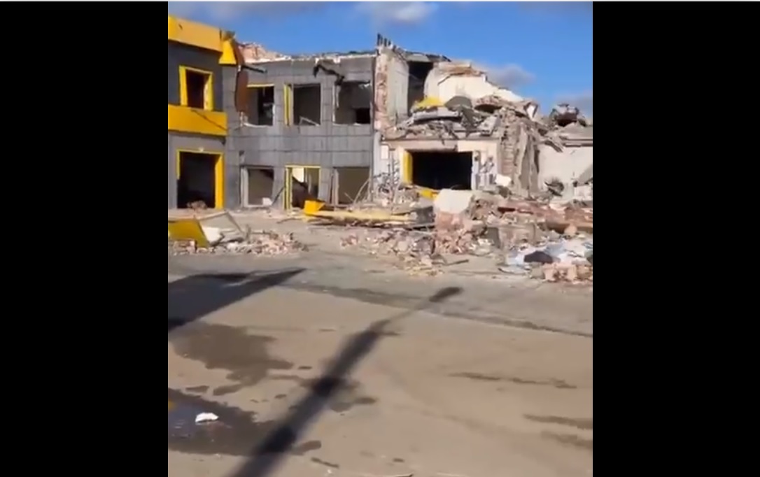 ВИДЕО Снимка од разурнатиот Бахмут, градот околу кој со недели се