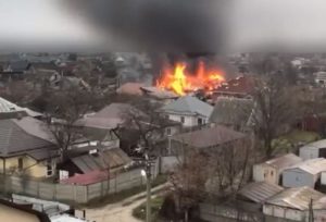 ВИДЕО: Објавена снимка од руските напади во Днепар
