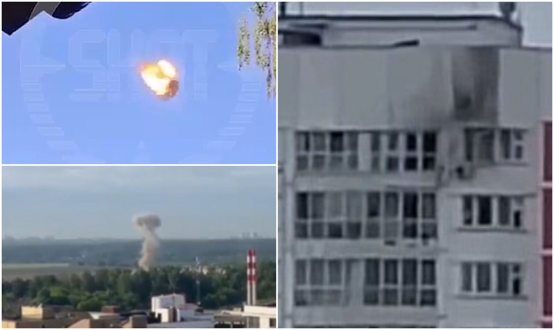(ВИДЕО) Русија: Украинците ја нападнаа Москва со дронови, погодени неколку згради