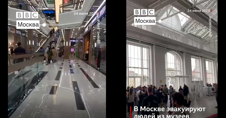(ВИДЕО) Евакуацијата на јавните згради во Москва