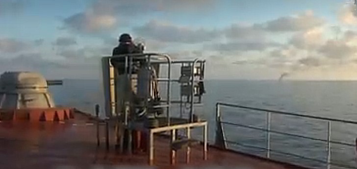 (ВИДЕО) Русија: Украина го нападна нашиот брод кој го штити гасоводот во Црното Море