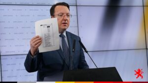 Николоски: ВМРО-ДПМНЕ не прифаќа уцени, Груби и Ахмети сакаат вечно да владеат