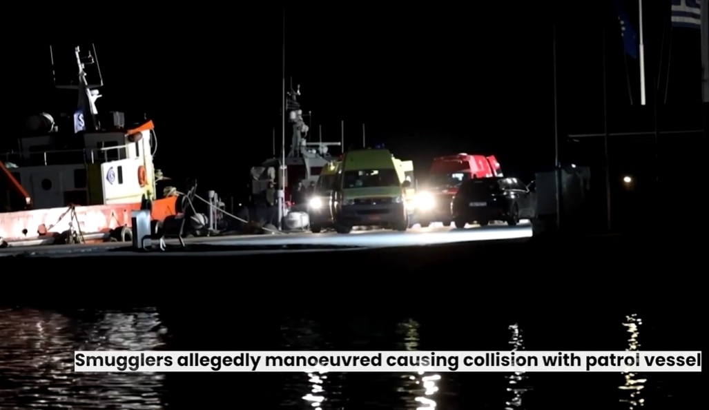 ВИДЕО: Трагедија во Грција: 15 мигранти загинаа во судар на чамец и патролен брод