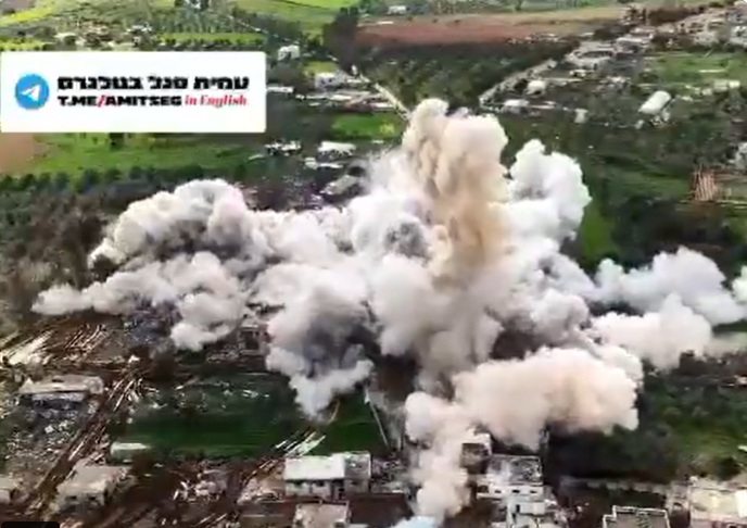 ВИДЕО: Израел уништи цели села на југот на Либан