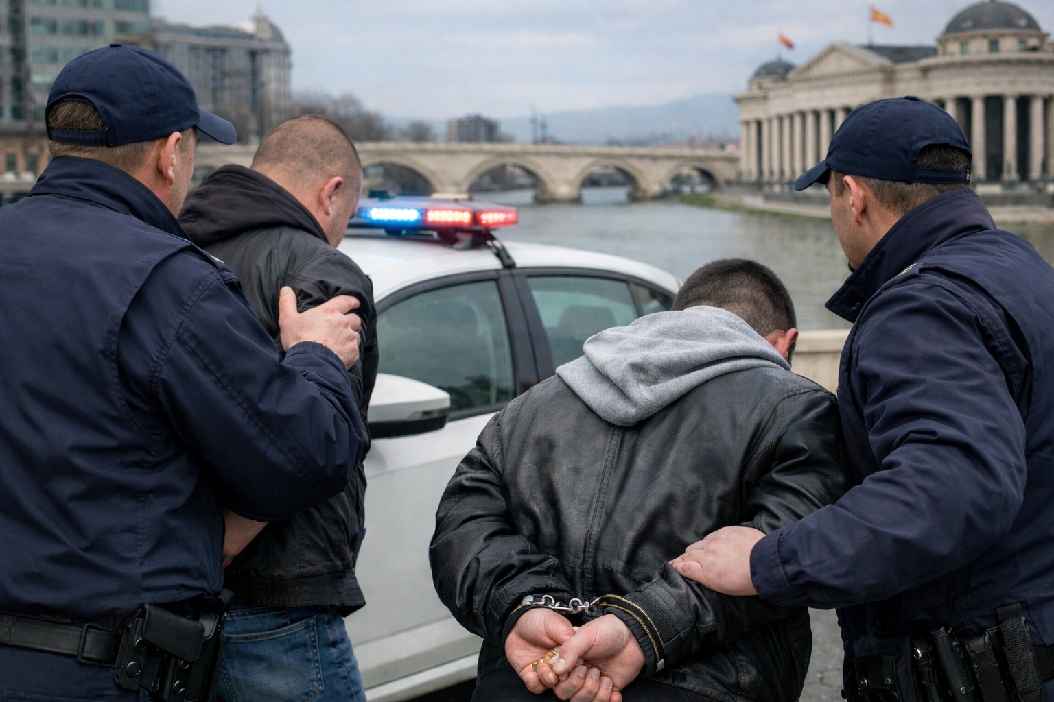 Ограбена скопјанка на мостот „Гоце Делчев“, приведени двајцата разбојници