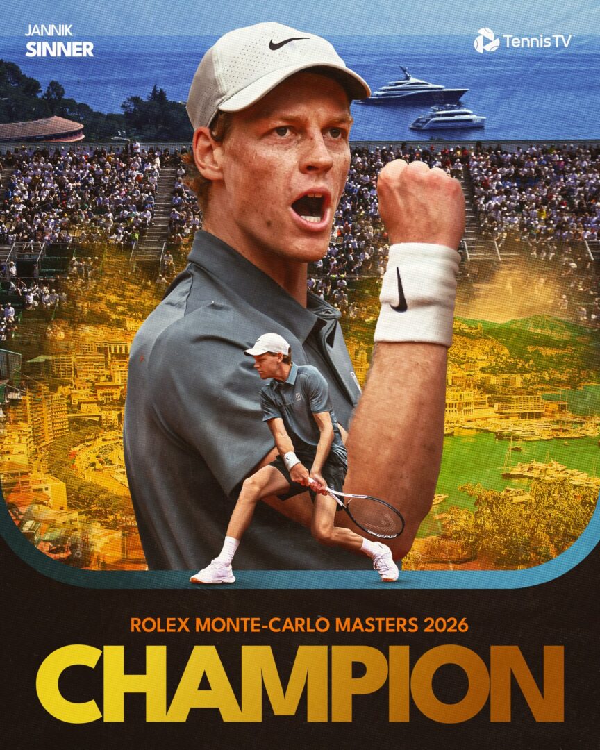 Синер го урна Алкарас во Монте Карло и му го одзеде првото место на АТП листата