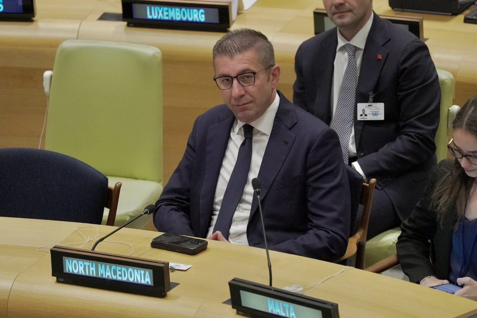 Мицкоски на отворањето на Генералното собрание на ОН: Со гордост ја претставуваме Македонија на местото на кое се носат важни одлуки