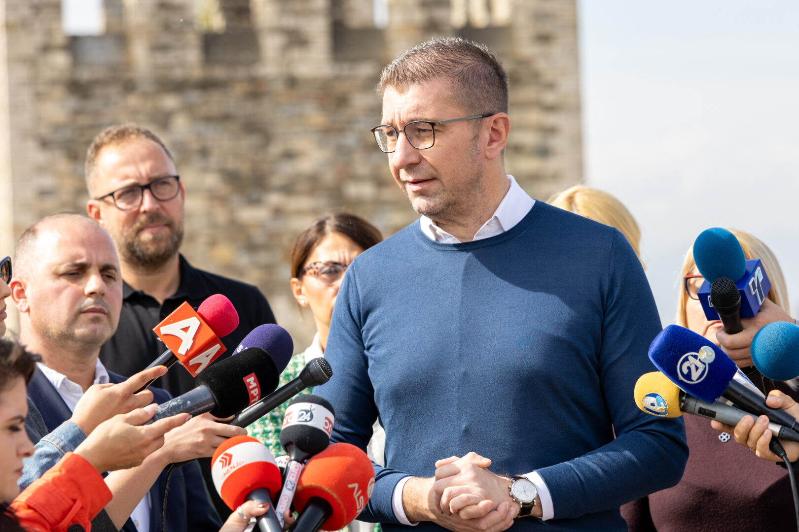 Мицкоски: Анкетите се лоша вест за опозицијата – клевети, навреди и измислици не поминуваат